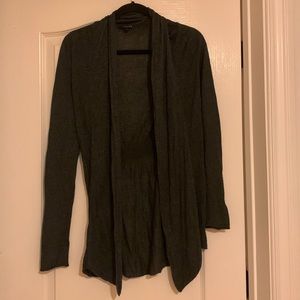 NWOT Express dark gray open cardigan